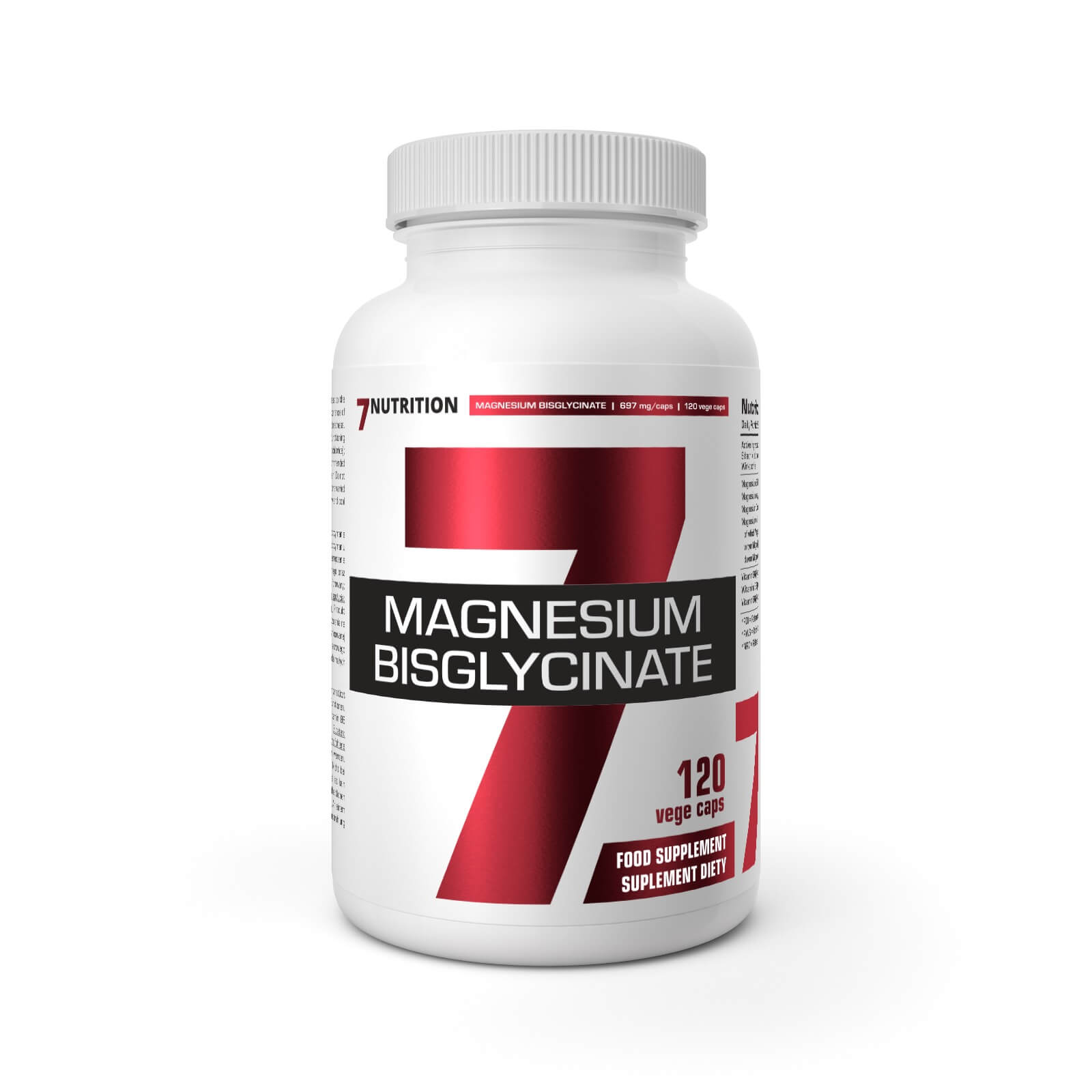 7Nutrition Magnezijev bisglicinat z vitaminom B6 120 kapsul