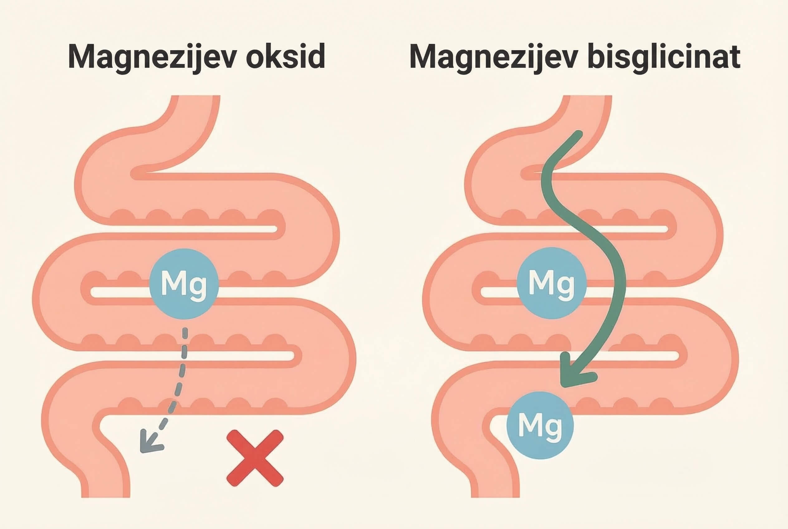 Kaj pri magnezijevem bisglicinatu resnično šteje