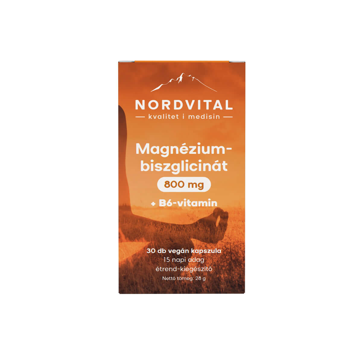 Nordvital Magnézium-biszglicinát + B6