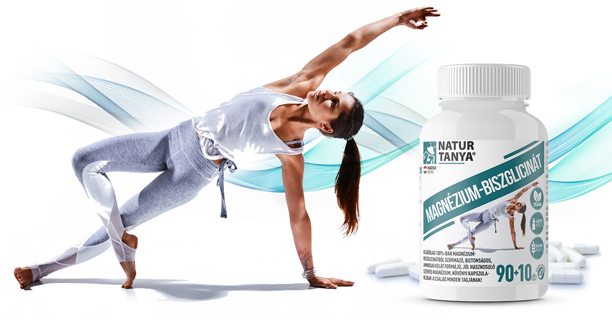 Natur Tanya® 100 % Magnézium-biszglicinát + B6